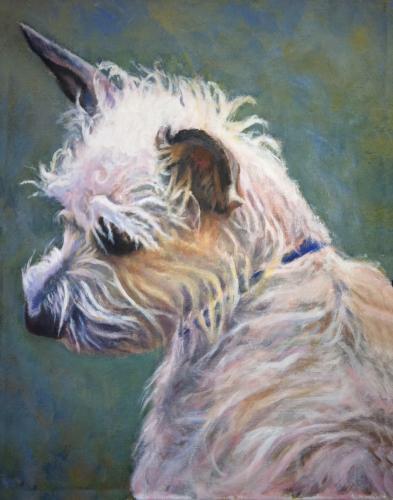 "Alphie" Acrylic on Canvas