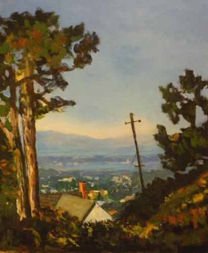 "Arcadian View" Acrylic on Canvas 