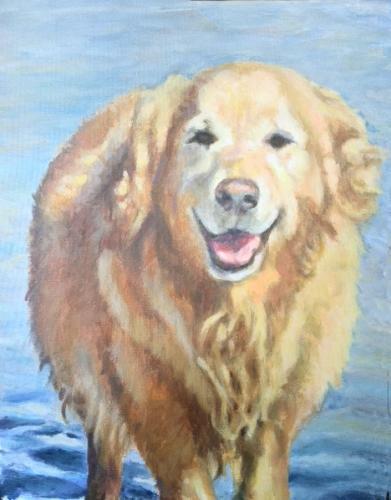 "Elsa" Acrylic on Canvas