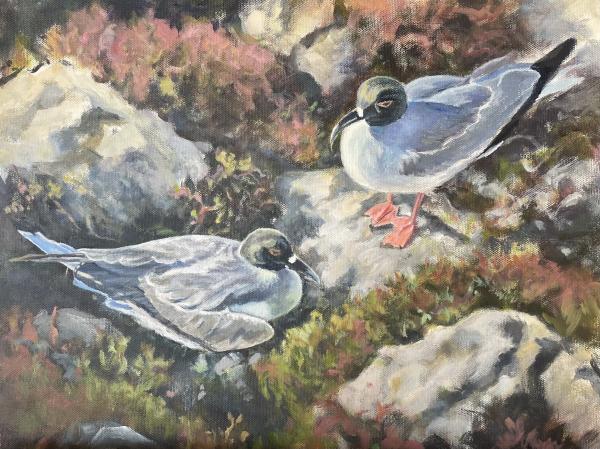 "Patagonia Shoreline" Acrylic on Canvas