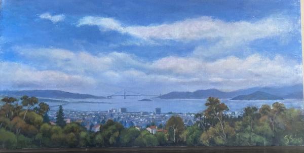 "View from Tunnel Road" Acrylic on Canvas