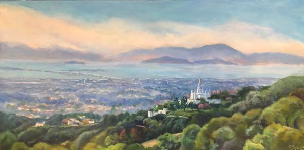 "Bay Panorama" Acrylic on Canvas