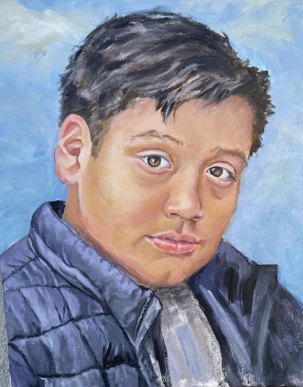 "Lucca" Acrylic on Canvas