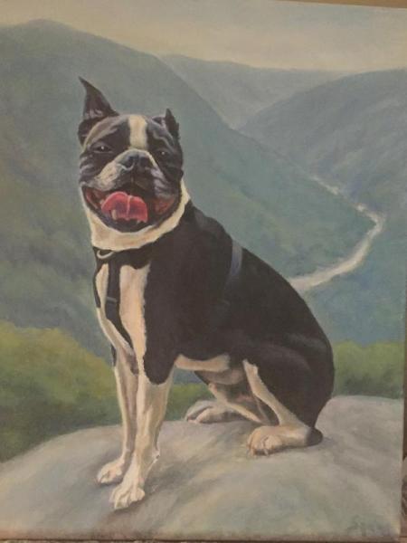 "Rocco" Acrylic on Canvas