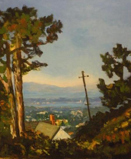 "Arcadian View" Acrylic on Canvas 