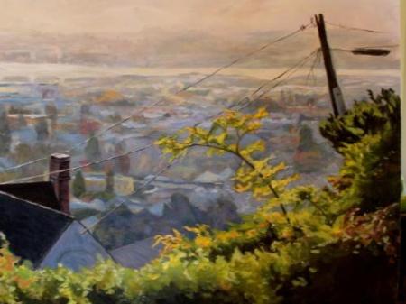 "Stormy Afternoon" Acrylic on Canvas