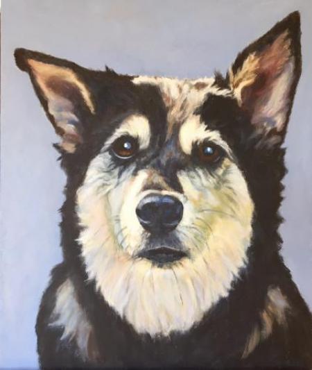 "Nikki" Acrylic on Canvas