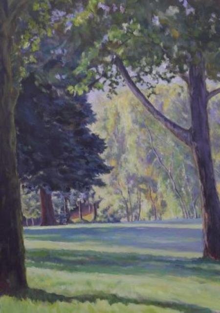 "Temescal Afternoon II" Acrylic on Canvas 