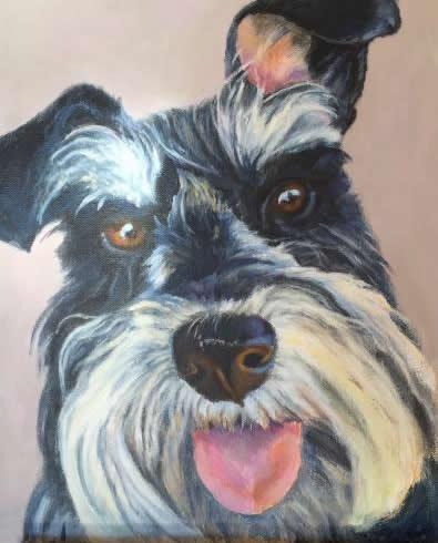 "Penny" Acylic on Canvas